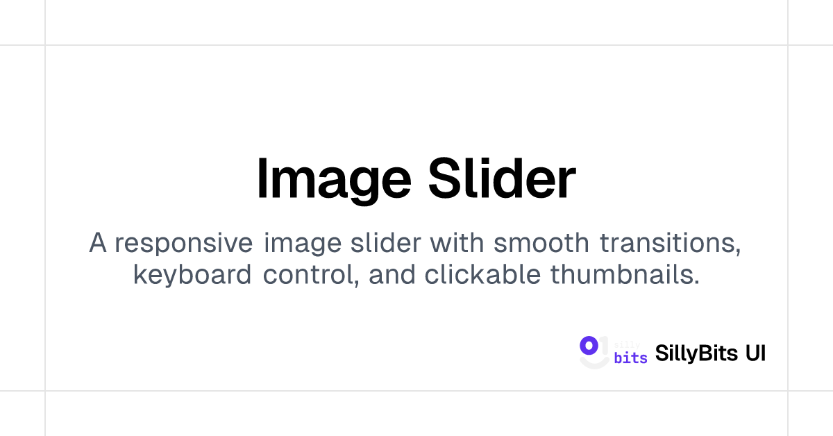 Image Slider | SillyBits UI