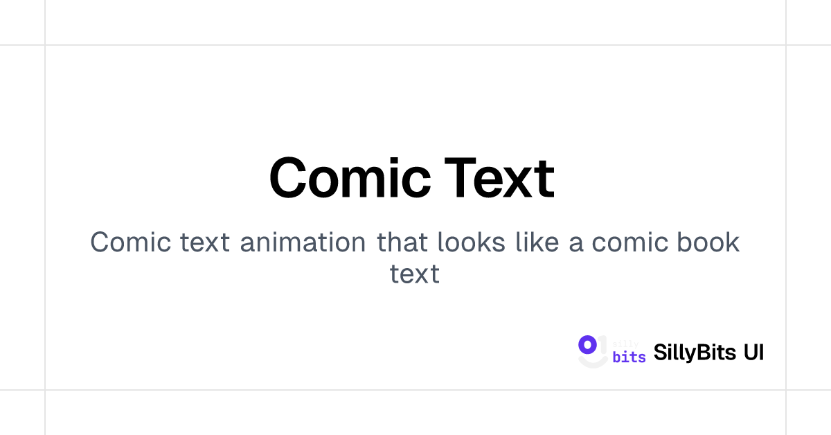 Comic Text | SillyBits UI