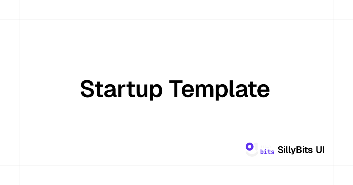 Startup Template | SillyBits UI